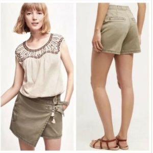 Anthropologie Hei Hei Utility Skort